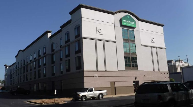 This Wingate By Wyndham, according to Cobb police, was the scene of a wild Sweet 16 party that ended with a mother in handcuffs.