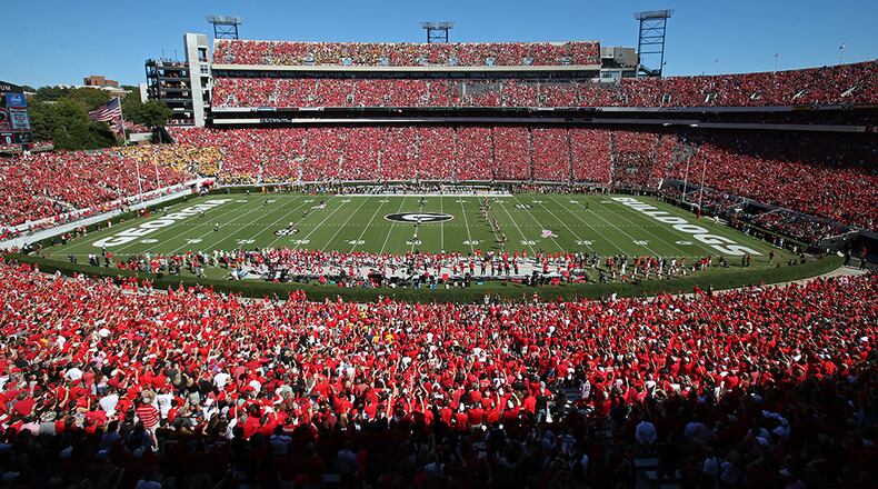 Georgia's last loss at home against an SEC team was to Missouri in October 2013. South Carolina, Alabama, Missouri and Kentucky visit Sanford Stadium this season.