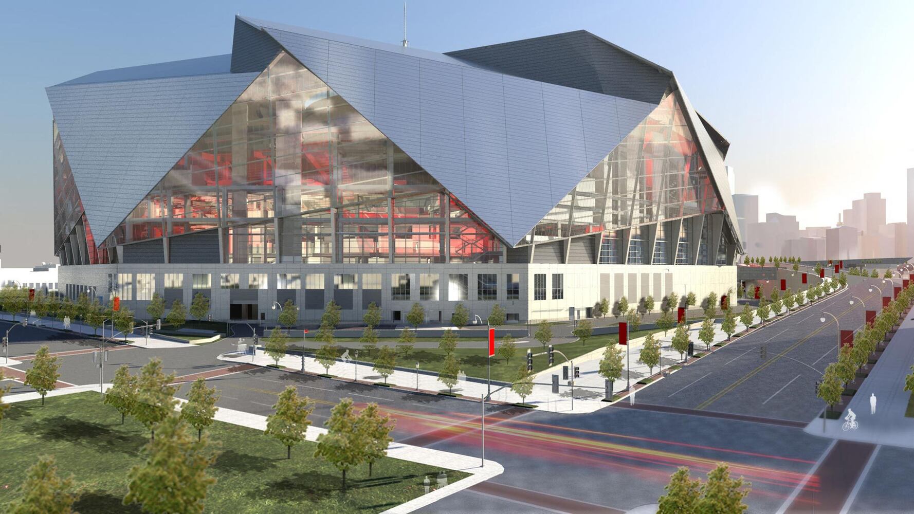 Falcons stadium to open for 2017 season