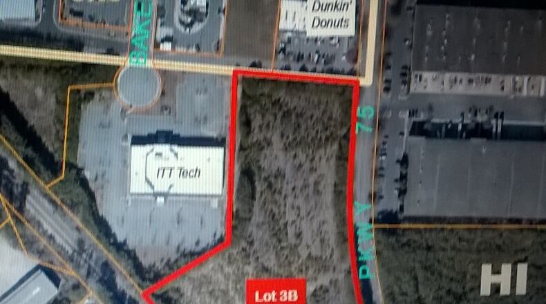 About 11 acres at 3650 Kennesaw Parkway will be split for use as a commercial subdivision. (Courtesy of Kennesaw)