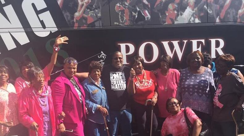 Jefferson County Administrator Adam Brett said in a statement that the county government considered the transporting of African-American senior citizens to participate in in-person early voting on a Black Voters Matter bus to be a political event because Jefferson County Democratic Party Chairwoman Diane Evans helped organize it. “Jefferson County administration felt uncomfortable with allowing senior center patrons to leave the facility in a bus with an unknown third party,” Brett said. “No seniors at the Jefferson County senior center were denied their right to vote.” Photo credit: Black Voters Matter