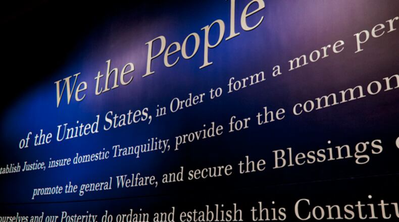 A national survey of adults found only 15 percent of Americans could correctly note the year the U.S. Constitution was written -- 1787.
