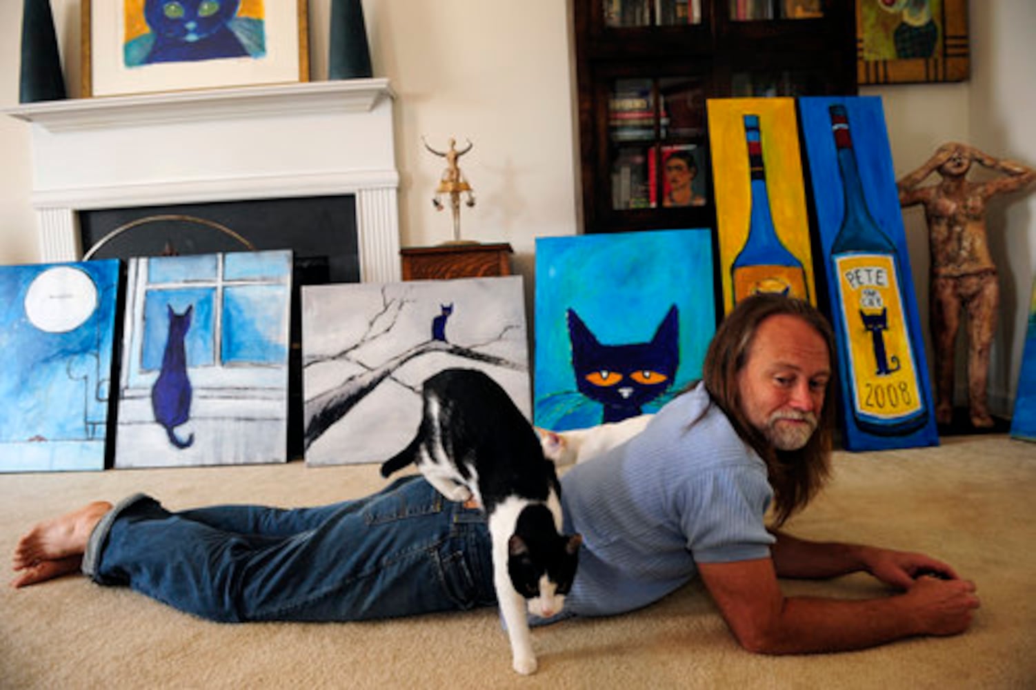 Pete the Cat, and the artist who loved him