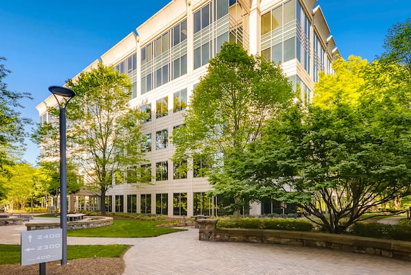 This is a photo of the Georgia 400 Center office park in Alpharetta. (Courtesy of Third & Urban)