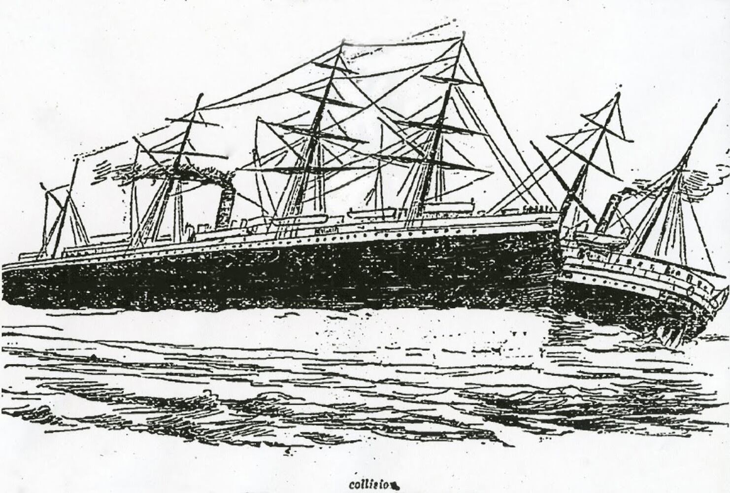 19th century shipwreck off Golden Gate Bridge