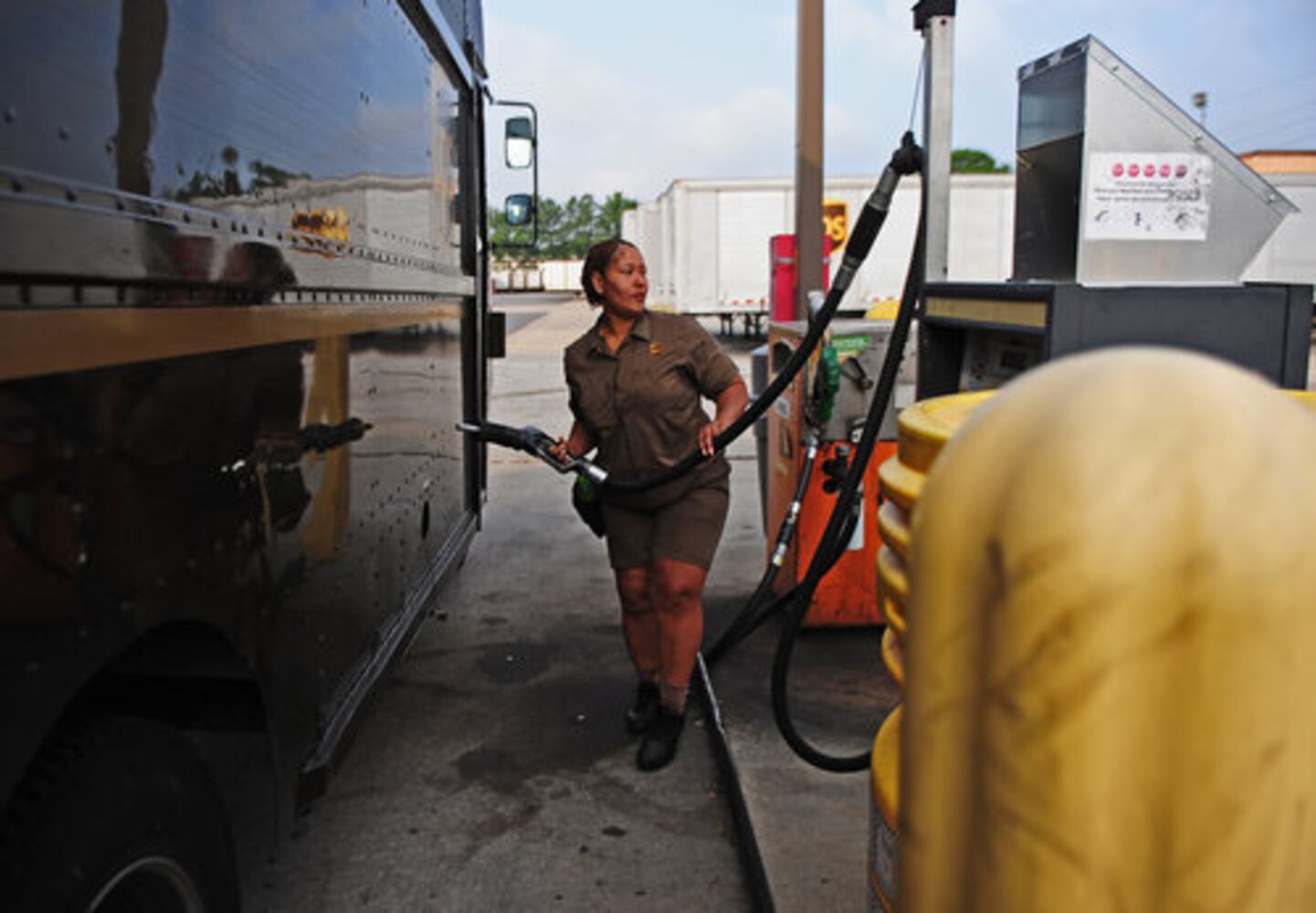 UPS dealing with fuel costs