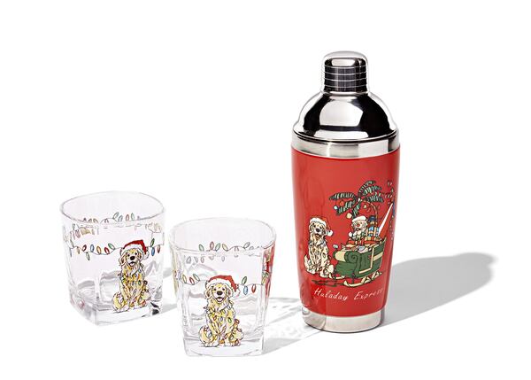 For the guy who likes to mix drinks, opt for a three-piece cocktail set. Contributed Tommy Bahama