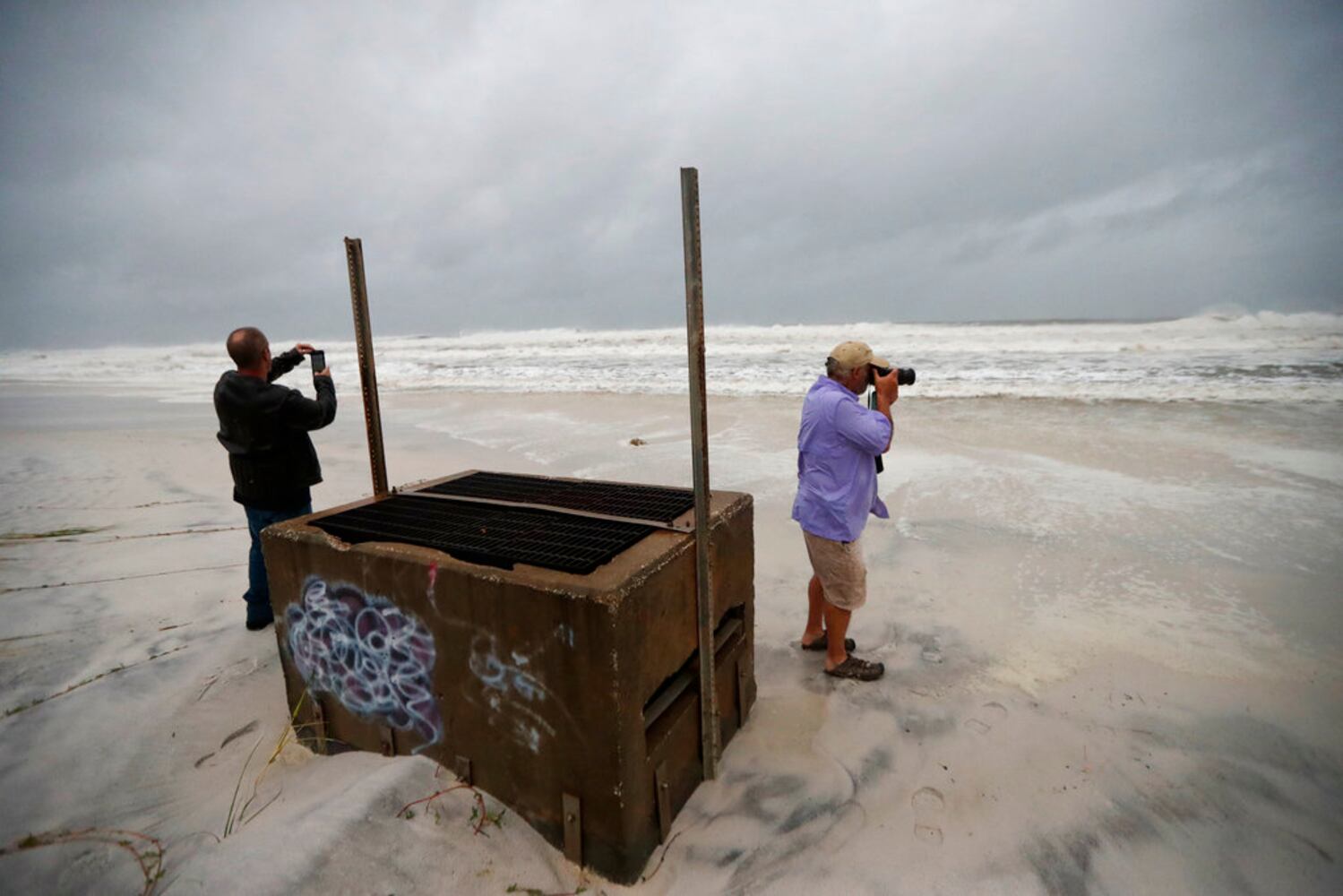 Photos: Florida Panhandle battens down for Hurricane Michael
