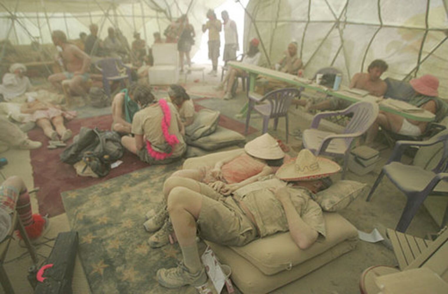A dusty Burning Man fest