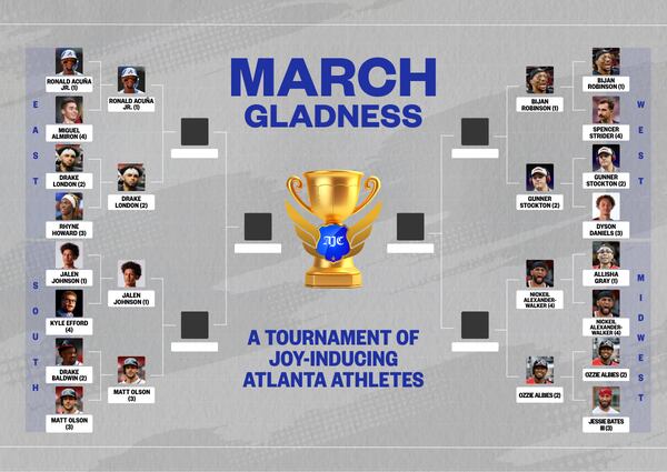 Round 1 is done and Atlanta's Exceptional Eight matchups are on the clock.