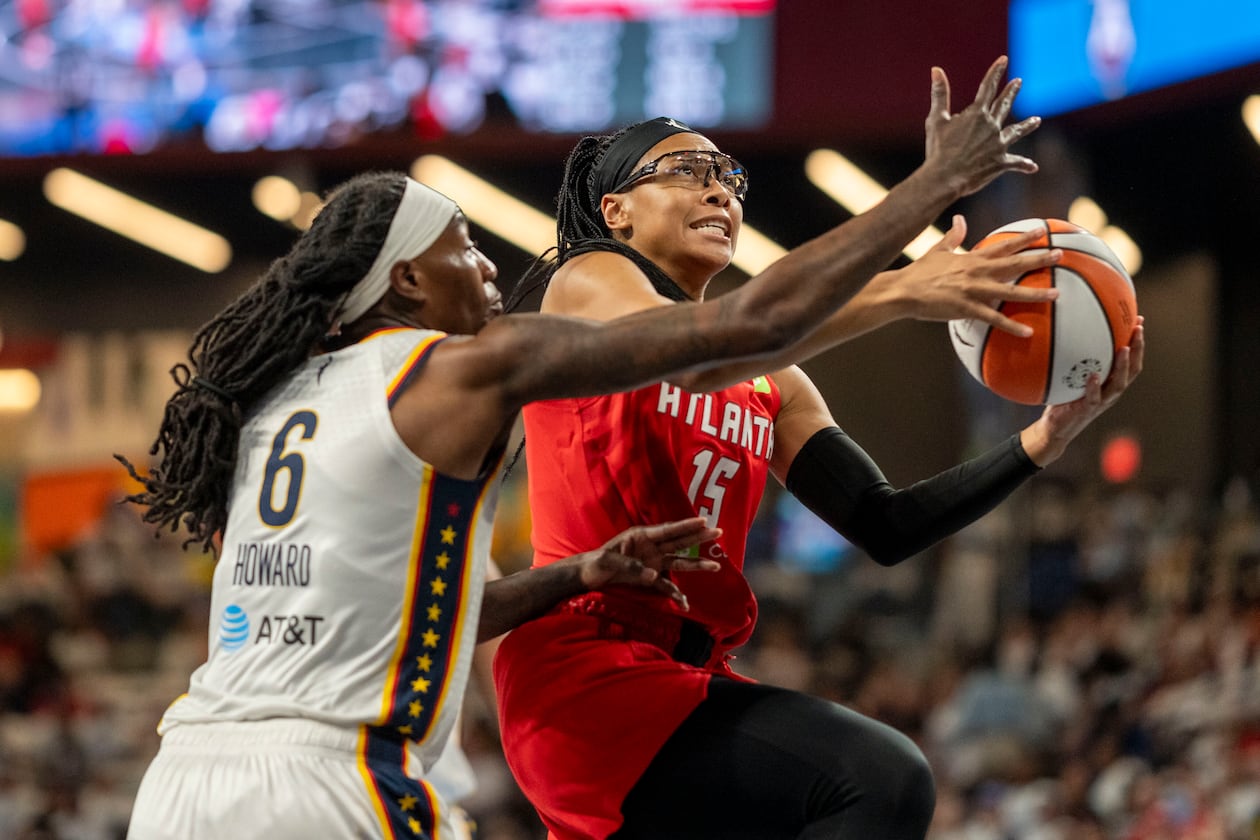 Atlanta Dream guard Allisha Gray was named first-team All-WNBA, the team announced Friday. She's the first Dream player to receive this honor since 2018 and the fourth in franchise history. (Erik Rank/AP)
