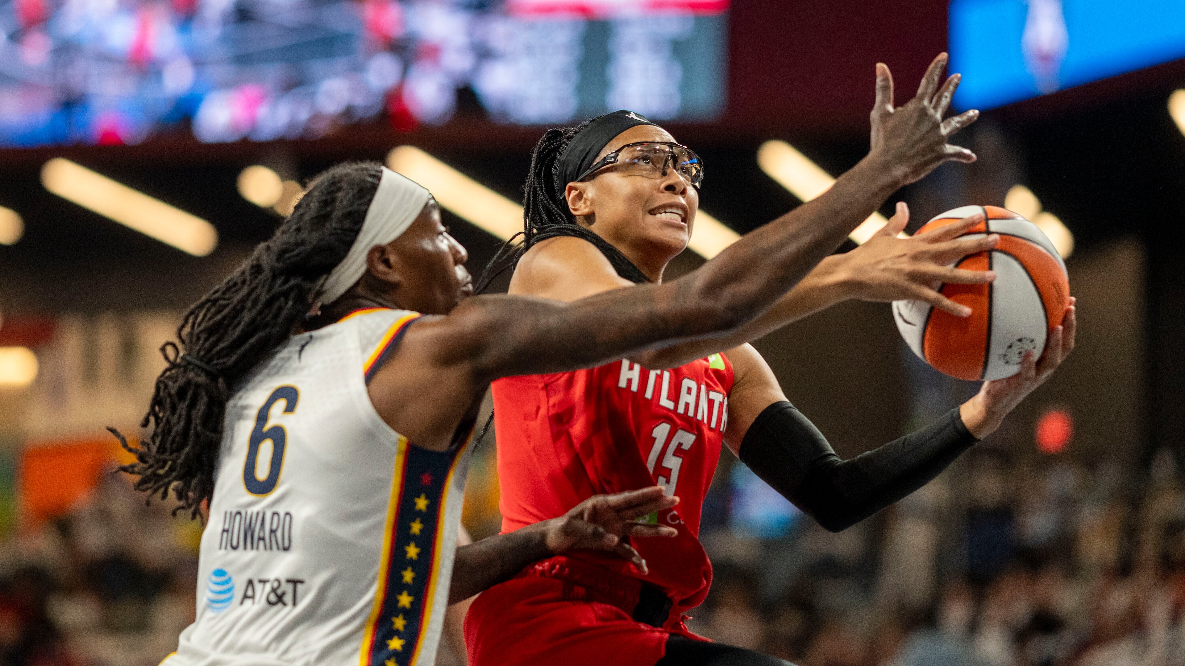Atlanta Dream guard Allisha Gray was named first-team All-WNBA, the team announced Friday. She's the first Dream player to receive this honor since 2018 and the fourth in franchise history. (Erik Rank/AP)