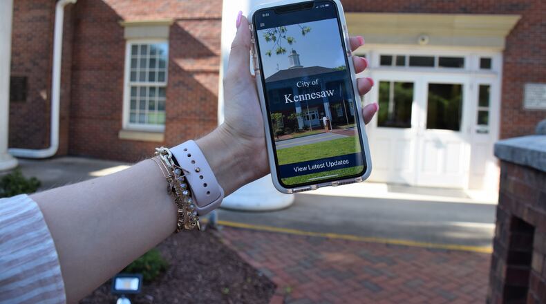The city of Kennesaw has released a mobile app connecting users to city resources.