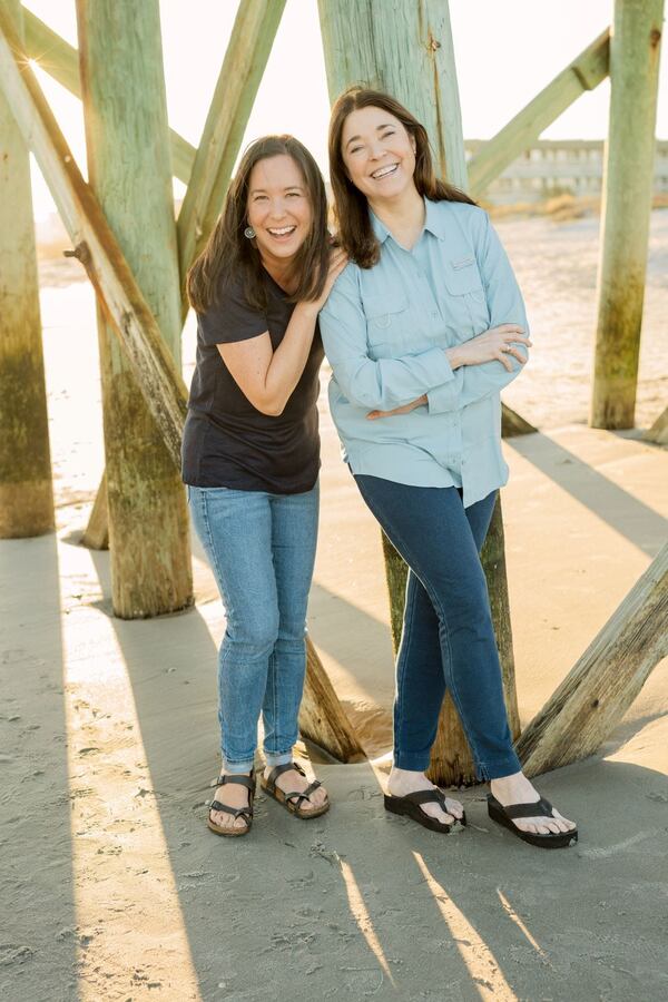 Angela May, left, and Mary Alice Monroe.