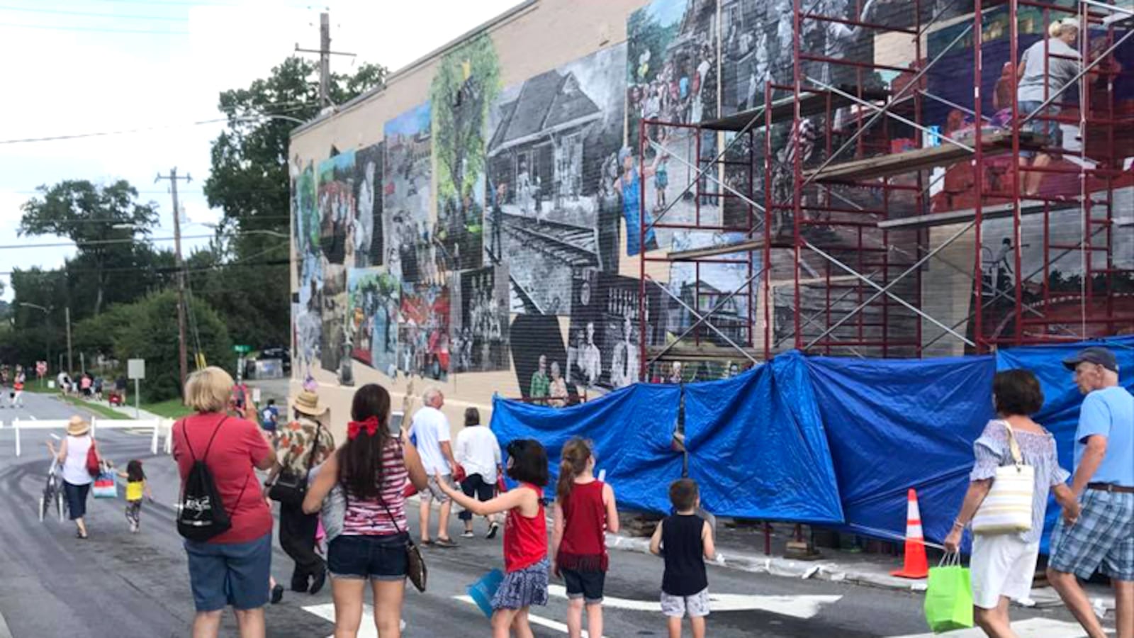 Downtown Woodstock Murals