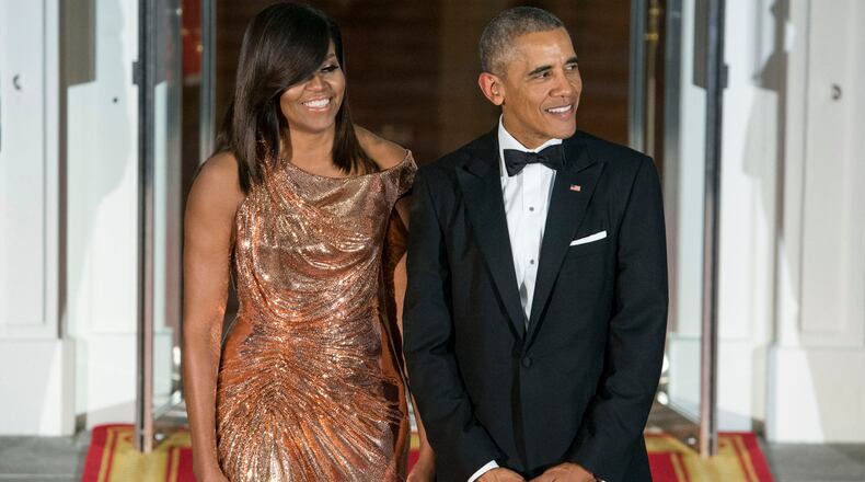 Former President and First Lady Barack and Michelle Obama.