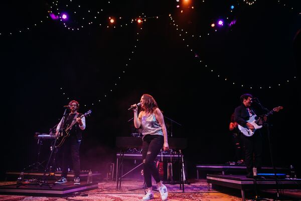 Tara Vaughan's "She Rocks" pays tribute to female rockers in a show presented by the Georgia Ensemble Theatre at the Roswell Cultural Arts Center.