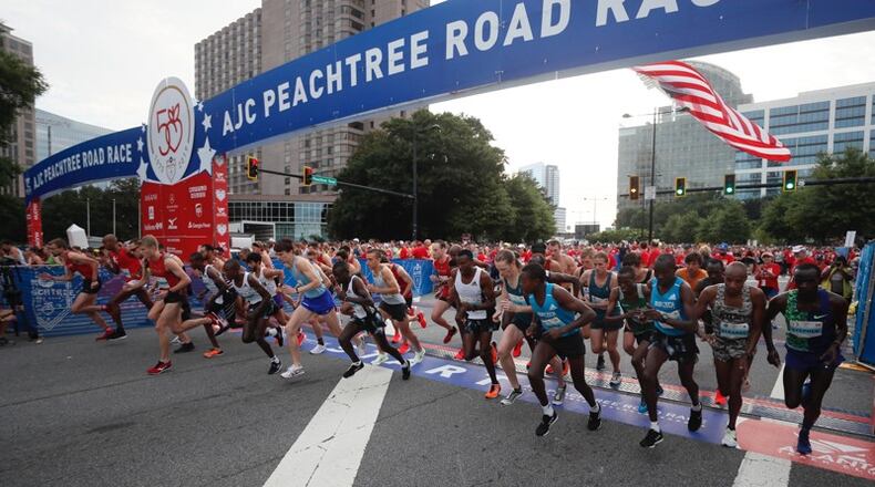 AJC Peachtree Road Race moves