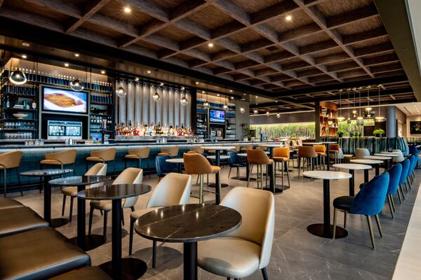 Delta Air Lines celebrates the opening of the new Concourse D Sky Club at Hartsfield-Jackson Atlanta International Airport on Monday. (Chris Rank/Rank Studios)