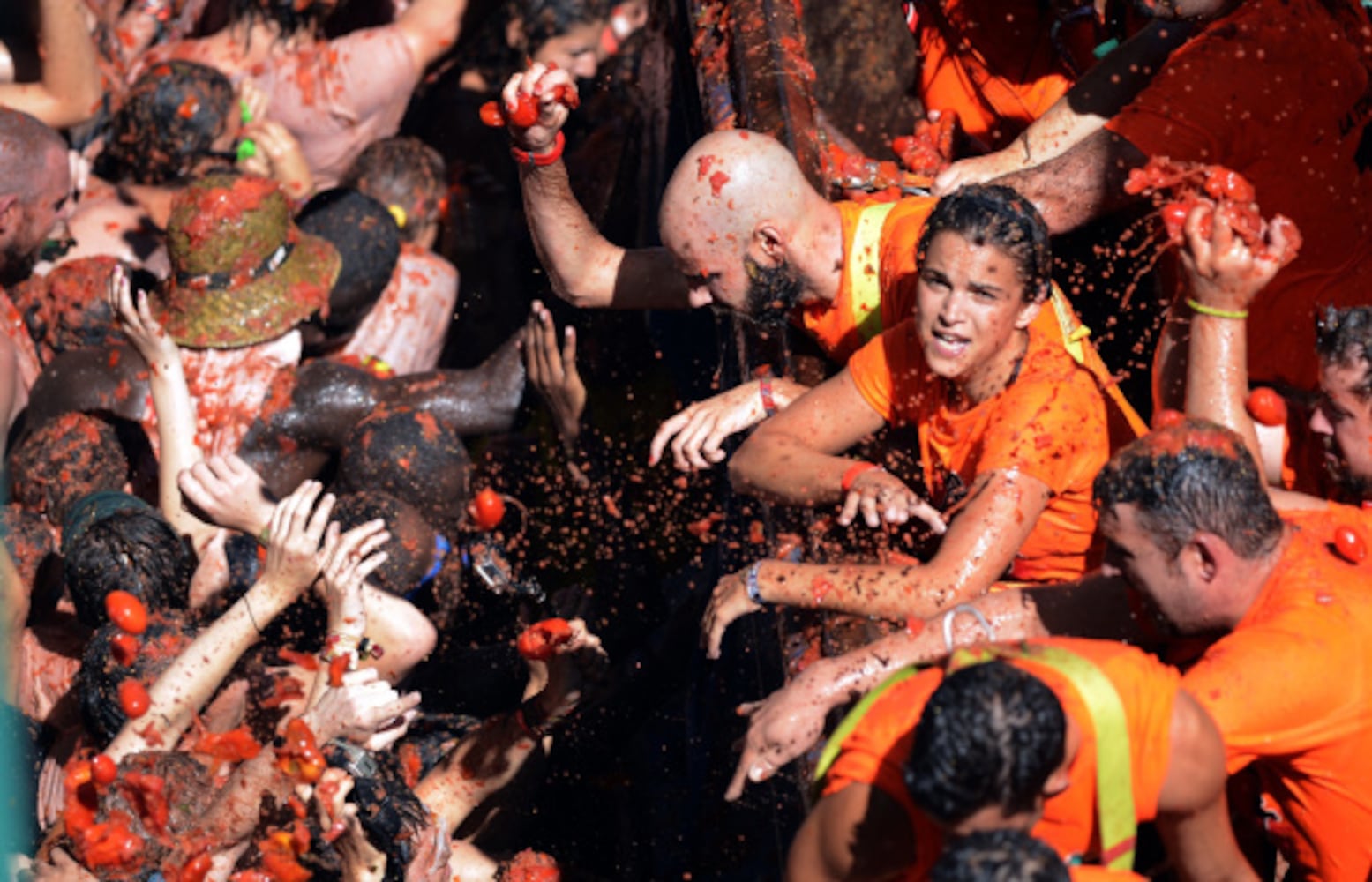 La Tomatina Festival 2014 in Spain