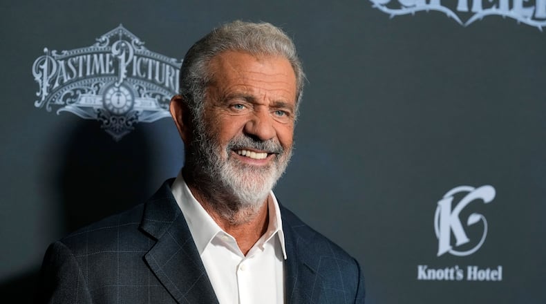 Mel Gibson poses at a special screening of the film "Monster Summer," Tuesday, Sept. 24, 2024, in Los Angeles. (AP Photo/Chris Pizzello)