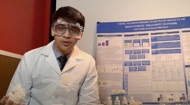 Krish Wadhwani, 17, has won recognition for founding a nonprofit that conducts medical research.