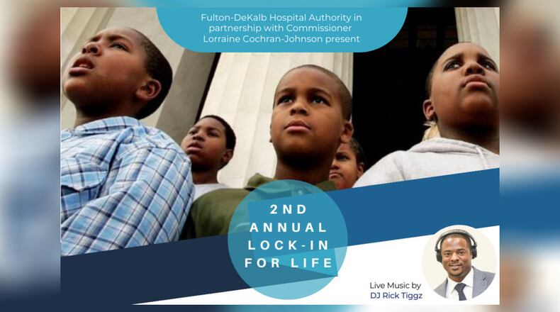 The second annual "Lock-in for Life" event aims to connect teenage boys in DeKalb County with role models and mentors.