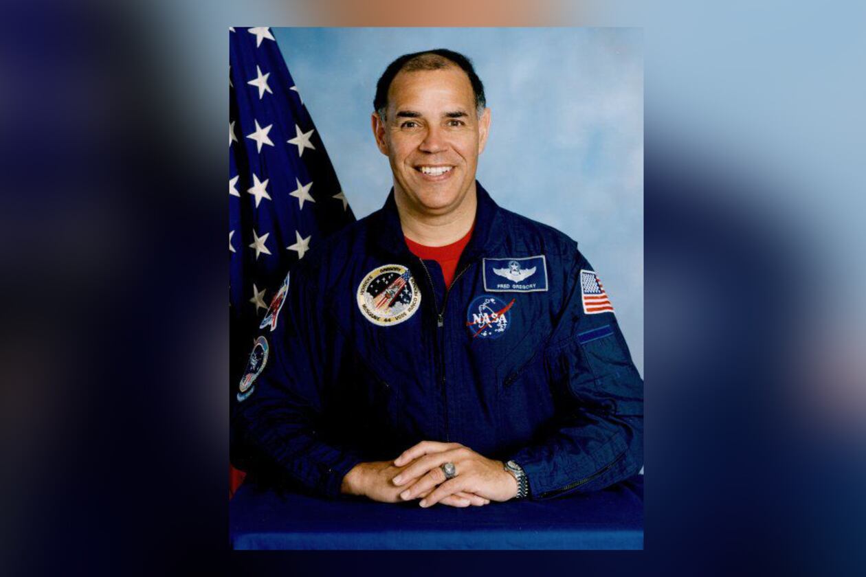 Fred Gregory’s career as an astronaut spanned from 1978 to 1991, three shuttle flights and 456 hours in space. Courtesy of NASA