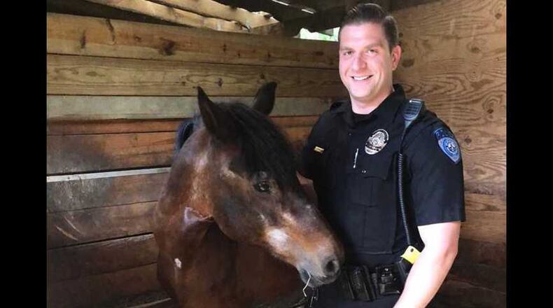 Police found a missing horse wandering in an Alpharetta neighborhood this weekend. It was briefly kept at Wills Park before it was reunited with its owners.