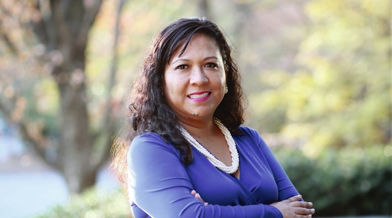 Nury Castillo’s experience as an immigrant, including the challenges she faced and the assimilation process to living in the U.S., is all chronicled in her new book, ‘3,585 Miles to be an American Girl.’ Photo: Miguel Martínez/MundoHispanico