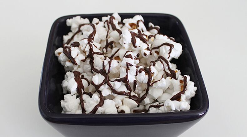 A yummy, low-fat munchie, and good alternative to chips: Chocolate Lover’s Delight Popcorn. (Melt 2 tablespoons of dark chocolate in the microwave or on the stove. Stir well; drizzle on popcorn and toss.) CONTRIBUTED BY CHILDREN’S HEALTHCARE OF ATLANTA