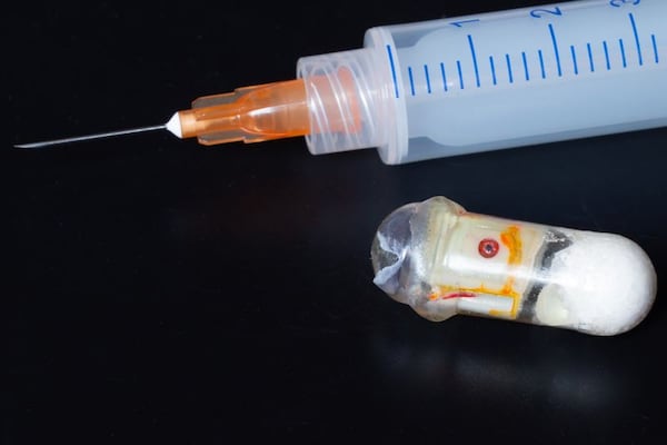 Georgia Tech's newest capsule innovation created by engineers. (Courtesy of Candler Hobbs)