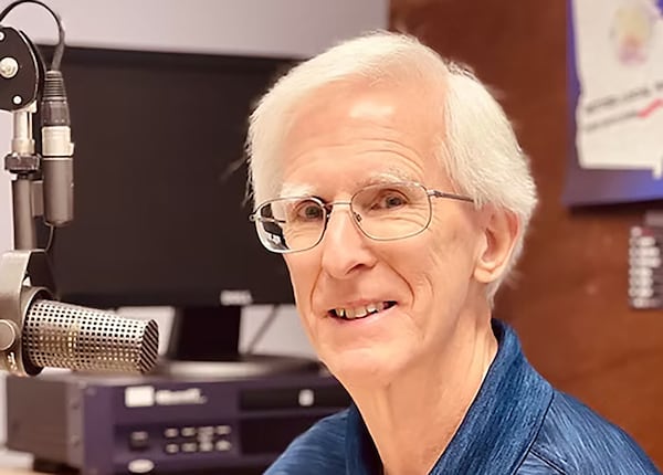 Scott MacLeod spent over 40 years at WMVG/WKZR in Milledgeville. He’s known for play-by-play coverage of Georgia College athletics and thousands of high school games across multiple sports. (Courtesy of Friends of Georgia Radio)