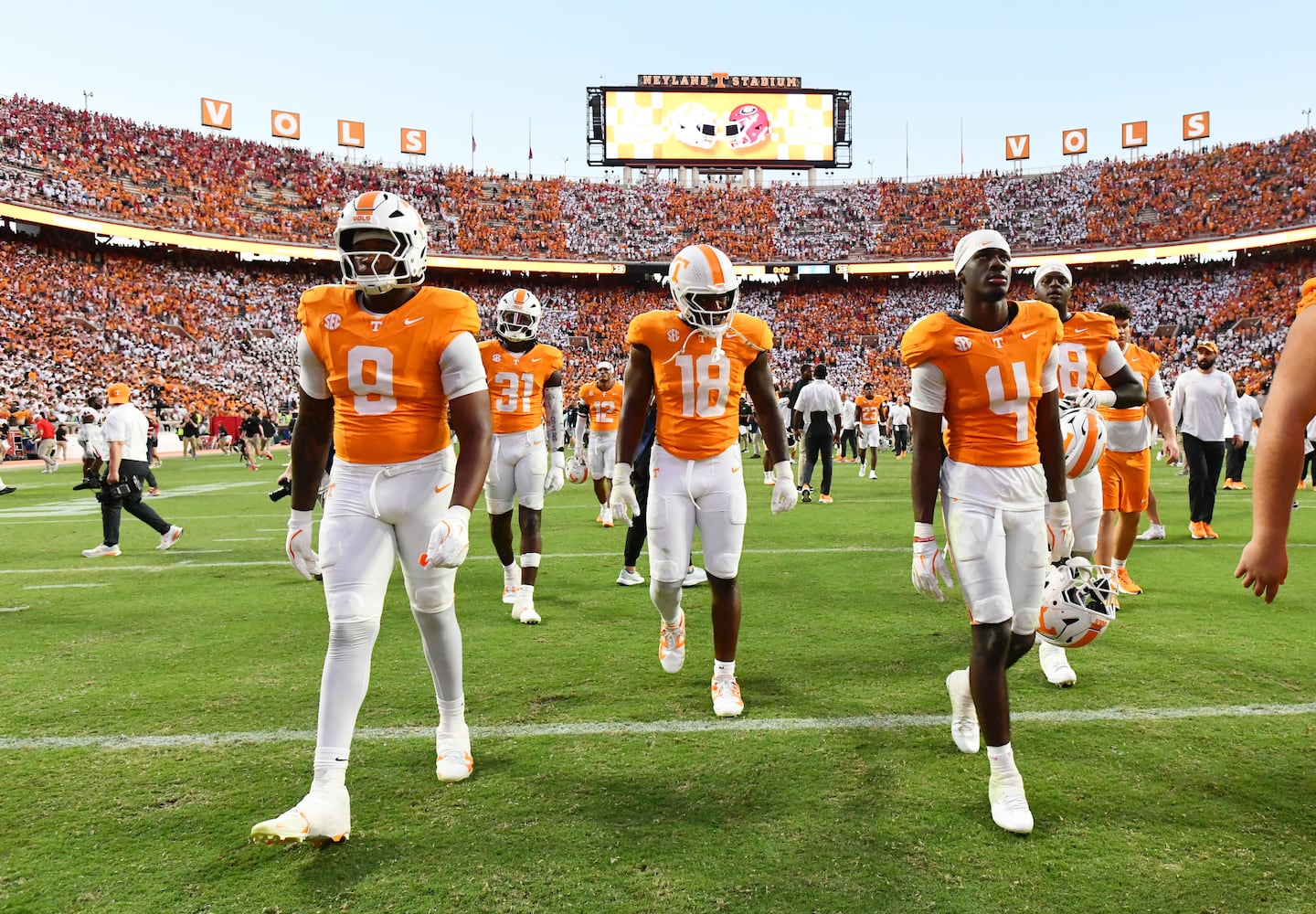 Georgia vs. Tennessee football
