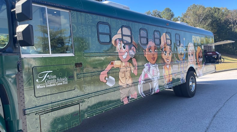 Fulton County Schools recently unveiled its Mobile Learning Experience designed to bridge the gap between communities and schools. Courtesy