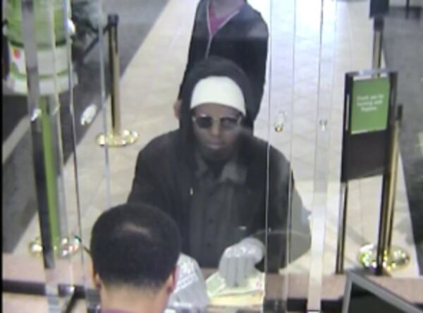 A gun was used in all of the robberies, with the exception of the banks. A demand note was used in those. (Credit: FBI Atlanta)