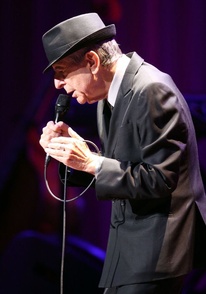 Leonard Cohen performs at the the Fox Theatre