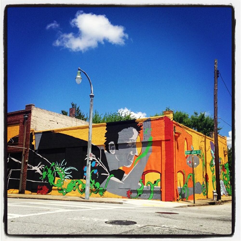 Artists from around the world paint murals around Atlanta