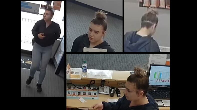 Gwinnett County police are looking for a suspect who used a steak knife to steal an iPhone 6 from the Boost mobile store on S. Norcross Tucker Road.
