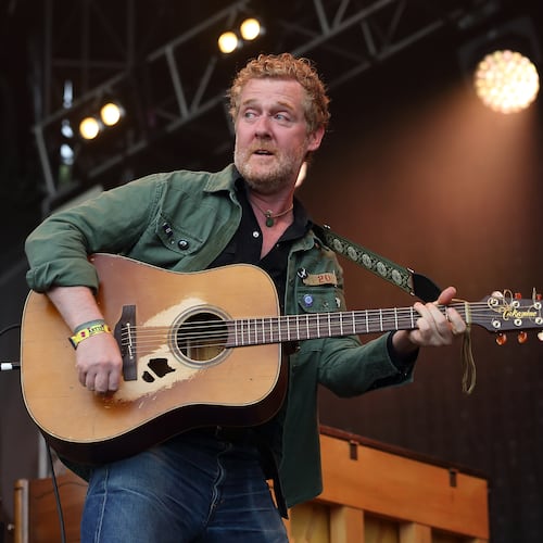 FILE - Glen Hansard performs at Lollapalooza in Chicago's Grant Park on Sunday, Aug. 3, 2014. (Photo by Steve C. Mitchell/Invision/AP, File)