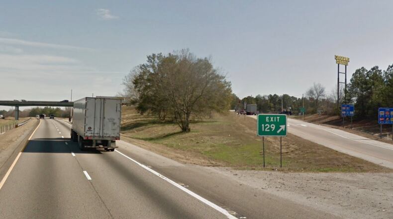 Ramp work on I-85 northbound at State Route 53 will slow traffic. Google Maps