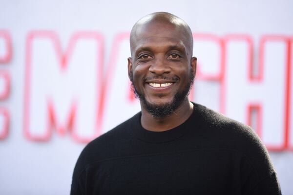 Ali Siddiq arrives at a special screening of "The Machine" on Thursday, May 25, 2023, at the Regency Village Theatre in Los Angeles. (Richard Shotwell/AP)