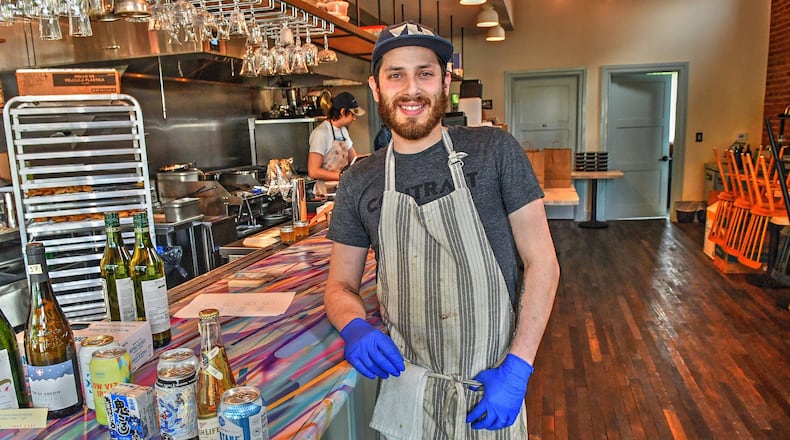 Chef Jarrett Stieber of Little Bear said that, "like everyone, we’re juggling by week to week.” Chris Hunt for The Atlanta Journal-Constitution