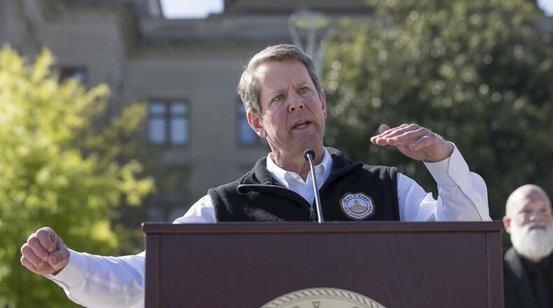 A University of Georgia poll found support for the shelter-in-place that Gov. Brian Kemp put into effect April 3, but about 62% of respondents said they disapprove of the governor’s recent decision to ease restrictions on restaurants, theaters and close-contact businesses such as barbershops and nail salons. (ALYSSA POINTER / ALYSSA.POINTER@AJC.COM)