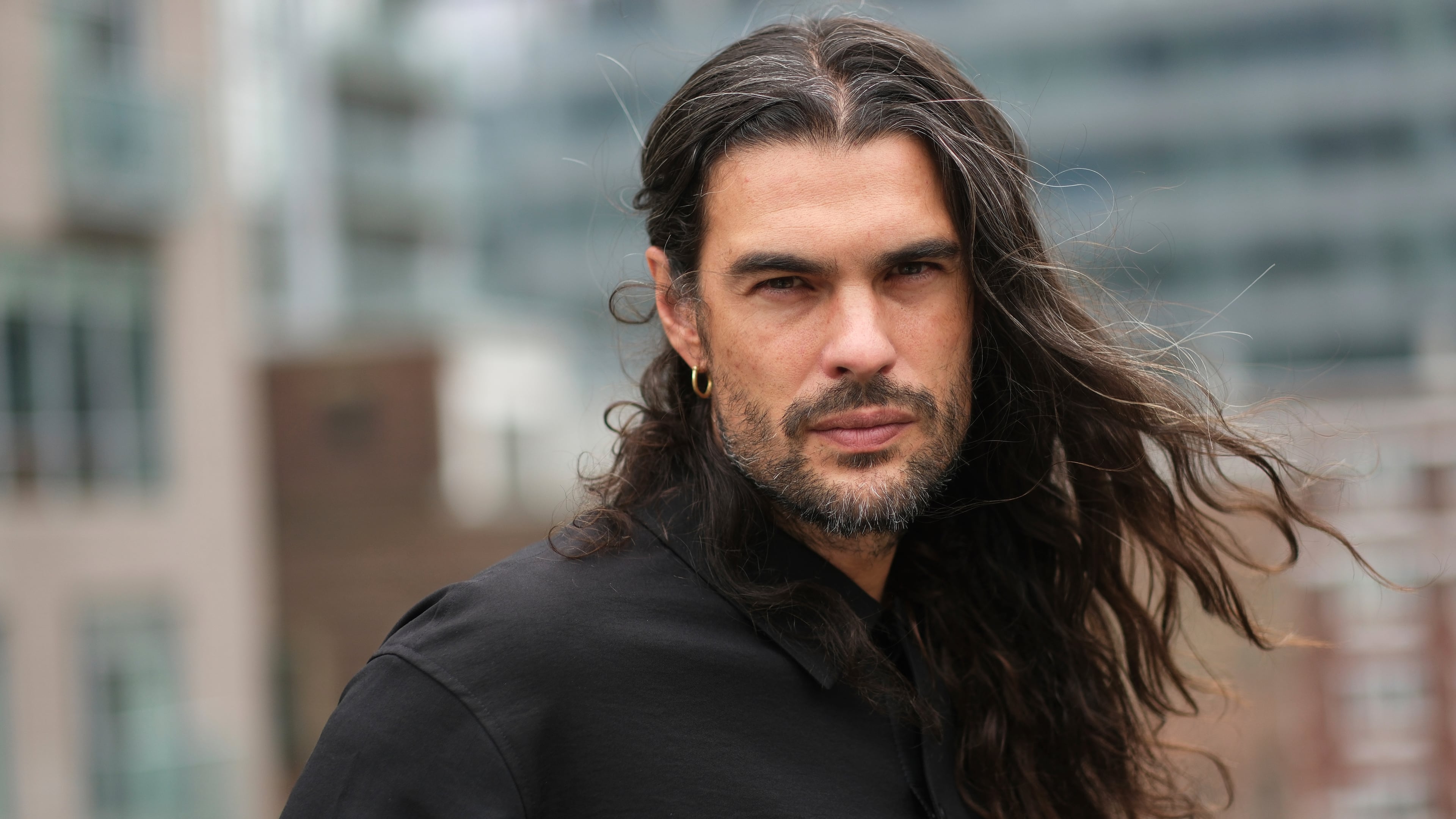 Oliver Laxe, director/co-writer of the film "Sirat," appears during the Toronto International Film Festival on Friday, Sept. 5, 2025, in Toronto. (AP Photo/Chris Pizzello)
