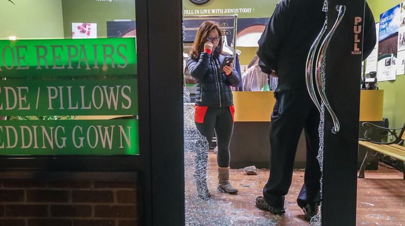 A break-in was reported at Joinus Cleaners in the Berkeley Heights Shopping Center at 1700 Northside Dr. on Wed., Feb. 17, 2016. JOHN SPINK / JSPINK@AJC.COM