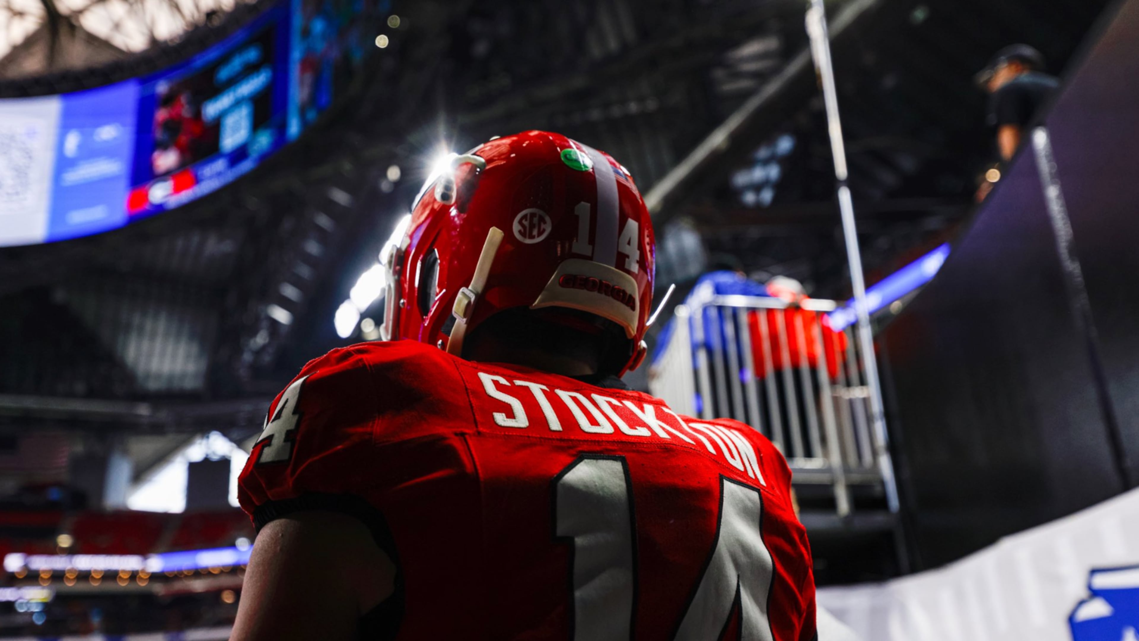 Georgia quarterback Gunner Stockton has grown in several ways since his last appearance in an SEC championship game, in 2024 against Texas. (File)