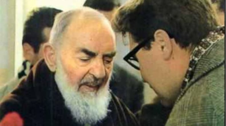 Relics of St. Pio will be on display at an Atlanta church.  CREDIT: Website of  Padre Pio Devotions.