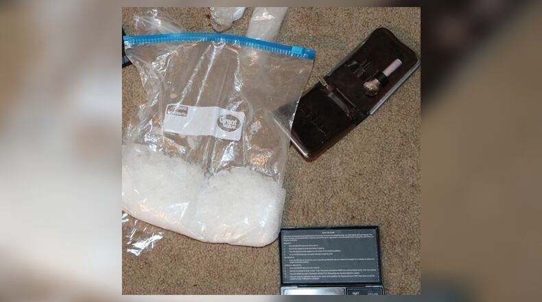 Illegal drugs, a gun and cash were seized by authorities in Habersham County.