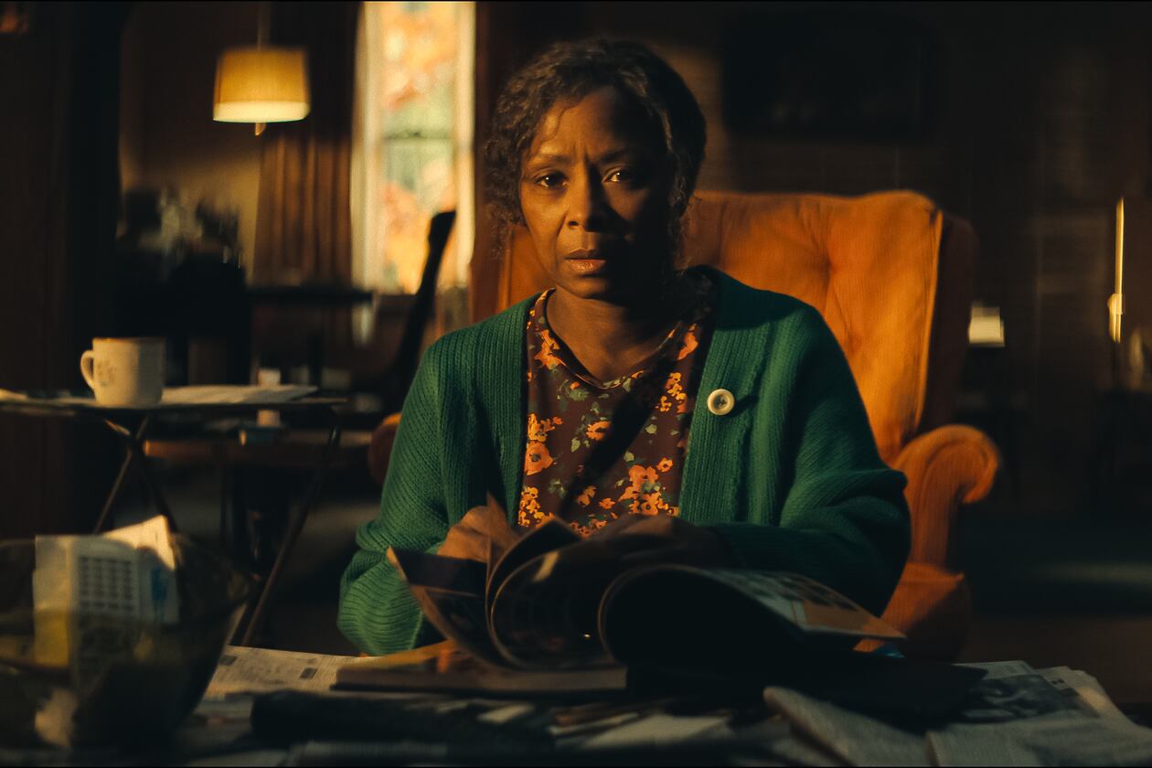 Crystal Fox stars as Alice in the Netflix limited series crime thriller "His & Hers," shot in Georgia. (Courtesy of Netflix © 2025)